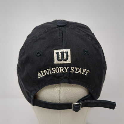 Wilson Golf Advisory Staff Slideback Hat Black One Size Embroidered