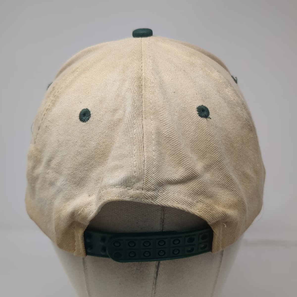 KC 5 Panel Beige Green One Size Fallon Nevada CC Communications Hat Snapback