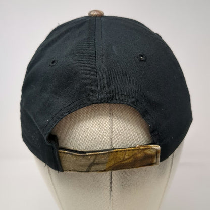Cap America Baseball Cap Black Camo One Size Komatsu Anderson Equipment Hat