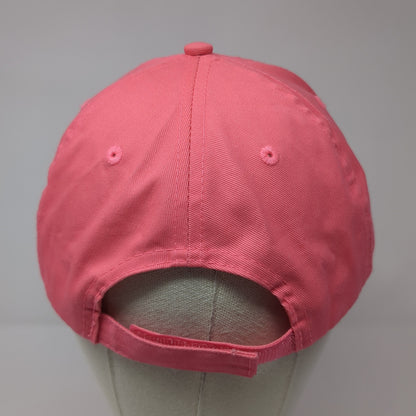 Paw Print Strapback Baseball Cap Pink One Size Adjustable 6 Panel Jen's Idea