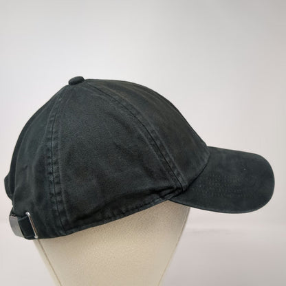 GAP Baseball Cap Black One Size Slideback Cotton Curved Brim Plain Blank Hat