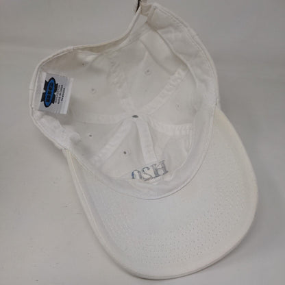 H20 Slideback Hat White One Size Adjustable Embroidered Vented Holes BIG X