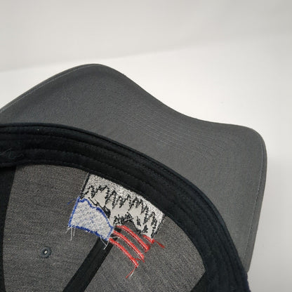 Fireside Pine USA Flag Snapback Trucker Hat Gray One Size Mesh Back