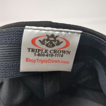 Triple Crown Max Hat Gray Black Baseball Cap XL Stinger Bridge Iron Hornet