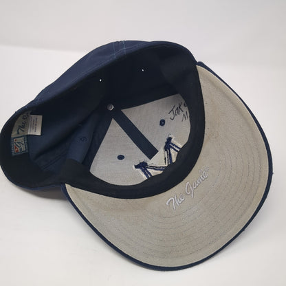 M Fitted Baseball Cap Blue Small Lightweight Embroidered Gametek The Game