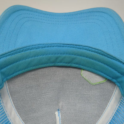Pukka Trucker Hat Blue One Size Idaho Tamarack Resort Mesh Back Snapback Graphic