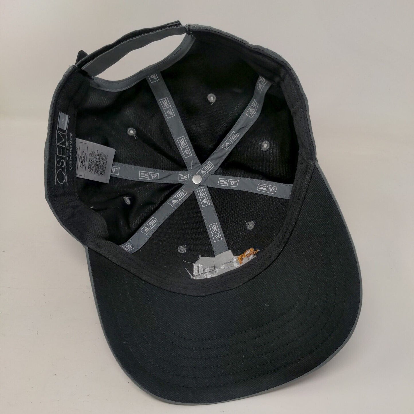 Ball Janik LLP Strapback Golf Hat Gray OSFM Embroidered Adidas W/Tags
