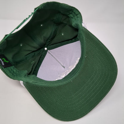 Just Bogey'd Snapback Rope Hat Green One Size Adjustable Green Goat