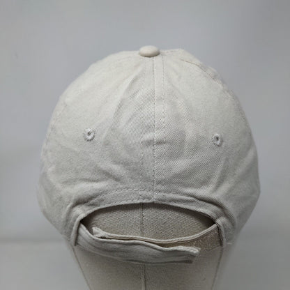 Cayce Cove Simply Stated Strapback Hat Tan One Size Adjustable 6 Panel