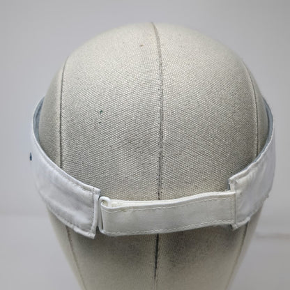 Under Armour Visor White One Size Strapback Embroidered Golf Performance Hat