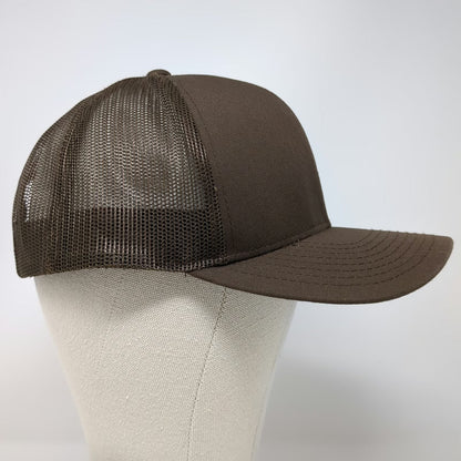 Pacific Headwear Trucker Hat Brown One Size Mandala Caffeina Snapback Mesh hat