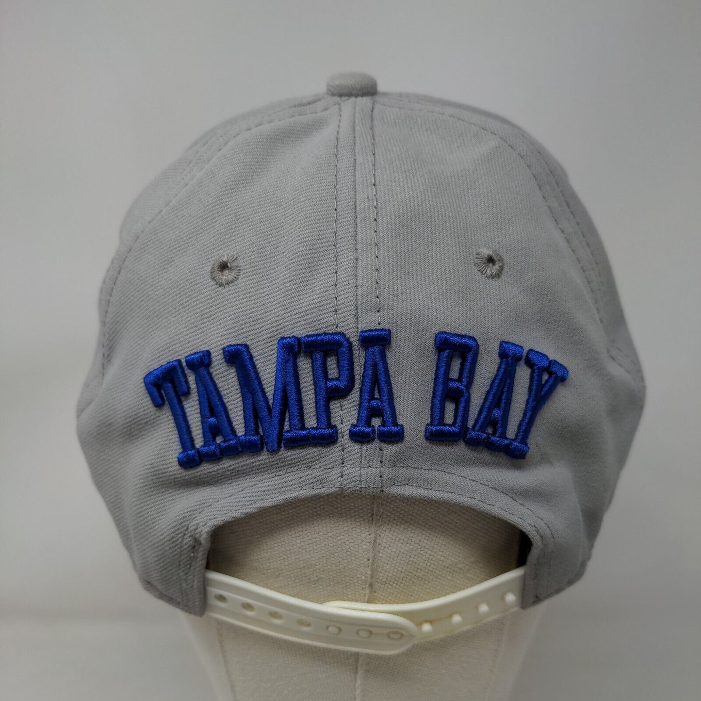 Tampa Bay Rays Snapback Hat Gray New Era 9Fifty Embroidered Logo MLB