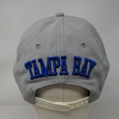 Tampa Bay Rays Snapback Hat Gray New Era 9Fifty Embroidered Logo MLB