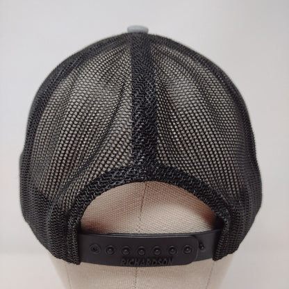 TacSol Snapback Trucker Hat Gray OSFA Mesh Back Colorblock Richardson