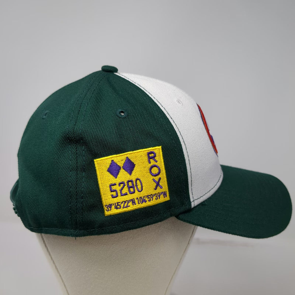 New Era Colorado Rockies MLB Snapback Green OSFM 9FORTY CO Patch Rox Hat 5280