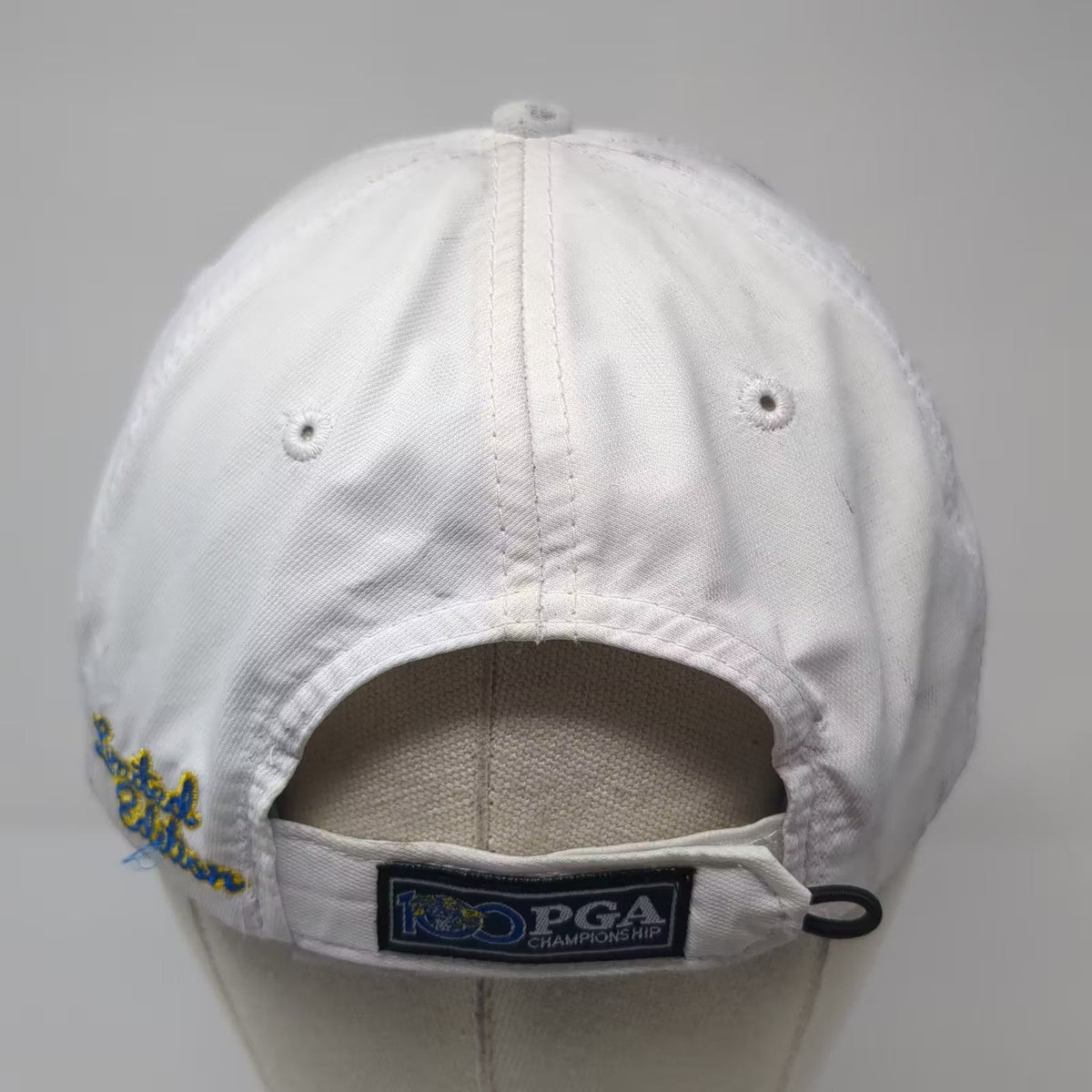 2018 100th PGA Championship Bellerive St Louis Ahead White Blue Golf Hat Cap OS