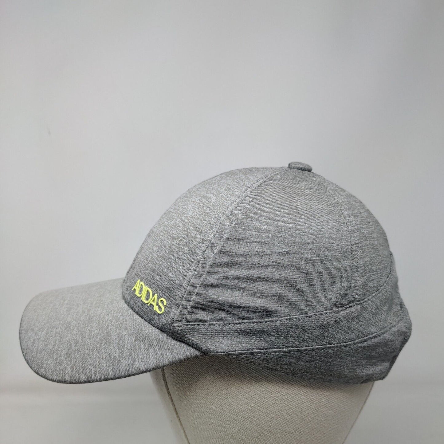 Adidas Spell Out Strapback Hat Heather Gray One Size Adjustable Outdoor