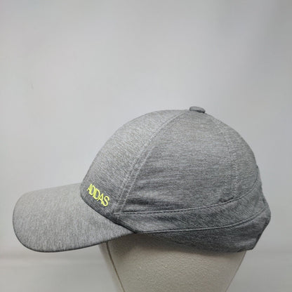 Adidas Spell Out Strapback Hat Heather Gray One Size Adjustable Outdoor