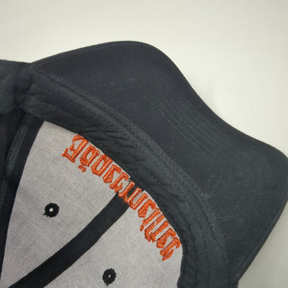 Jagermeister Baseball Cap Black One Size Embroidered Logo Stag Strapback Hat