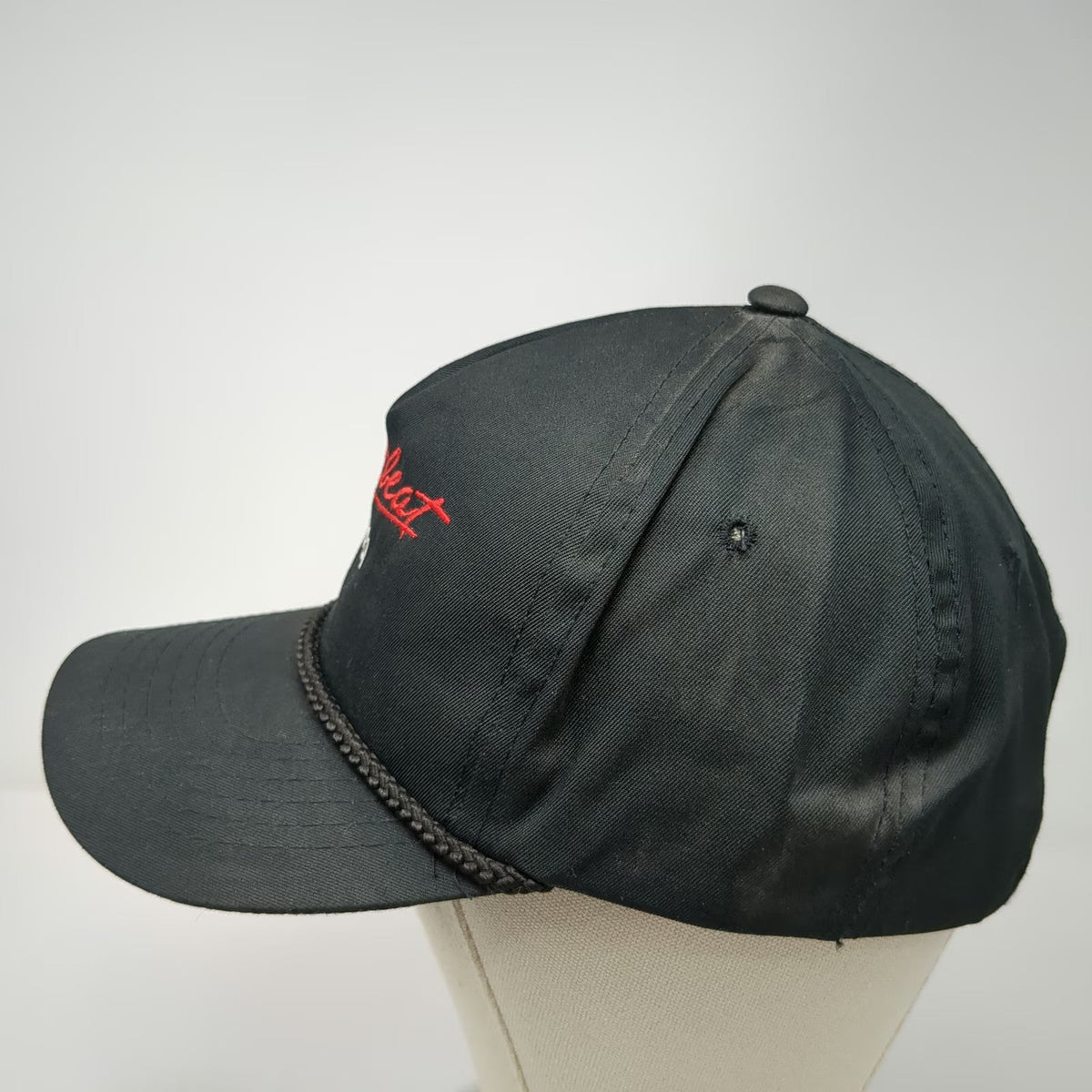 Young An 5 Panel Black Hat One Size Snapback Chevrolet Heartbeat of America Rope