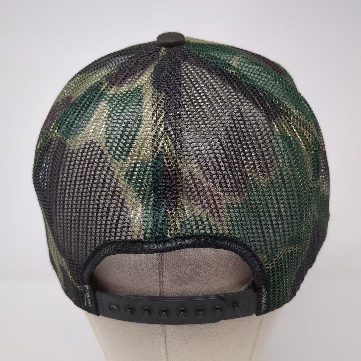 Challenger Caps Gold Kist Camo Trucker Hat Mesh Snapback Green OSFM USA Made