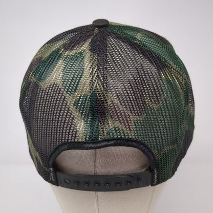 Challenger Caps Gold Kist Camo Trucker Hat Mesh Snapback Green OSFM USA Made
