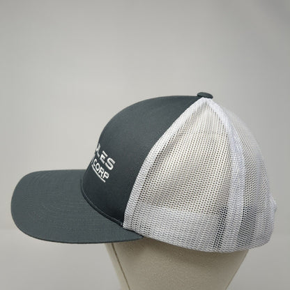 Hercules Metals Corp Snapback Trucker Hat Gray One Size Mesh Pacific Headwear