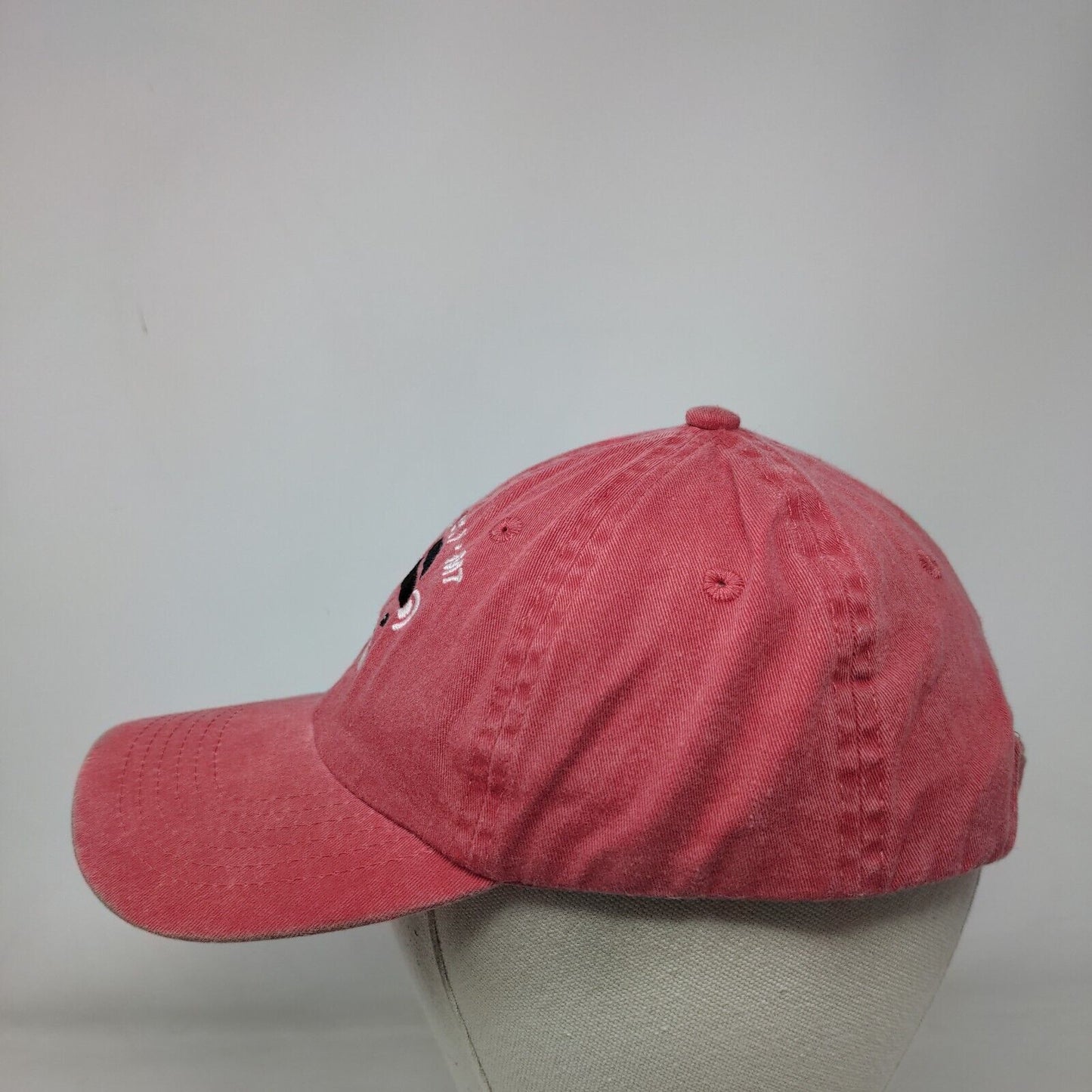 Cooke City MT Strapback Hat Red One Size Adjustable Embroidered Fahrenheit