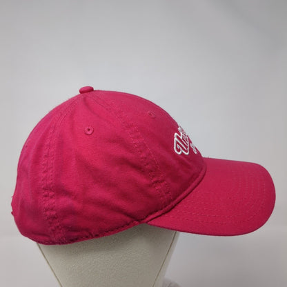 Universal Studios Strapback Hat Pink One Size Adjustable Embroidered