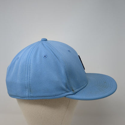 The Game Pro Fitted Hat Blue Medium Embroidered Letters Gametek 6 Panel