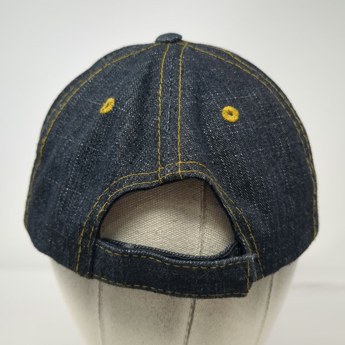 Blue Denim Hoover Dam NV Nevada Baseball Cap One Size Gold Strapback Hat