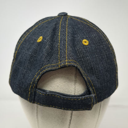 Blue Denim Hoover Dam NV Nevada Baseball Cap One Size Gold Strapback Hat