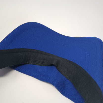 Unbranded Strapback Sun Visor Hat Blue OS Adjustable Lightweight Embroidered