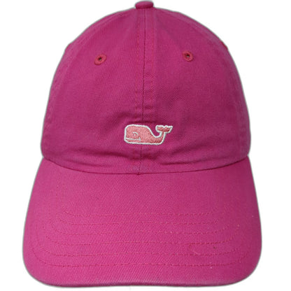 Vineyard Vines Baseball Cap Pink One Size Whale Logo Adjustable Slideback Hat