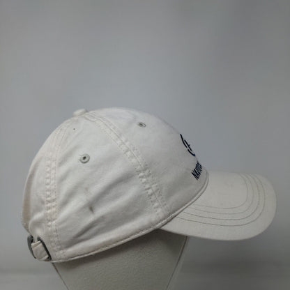 Nautica Jeans Co. Slideback Hat Cream One Size Embroidered 6 Panel