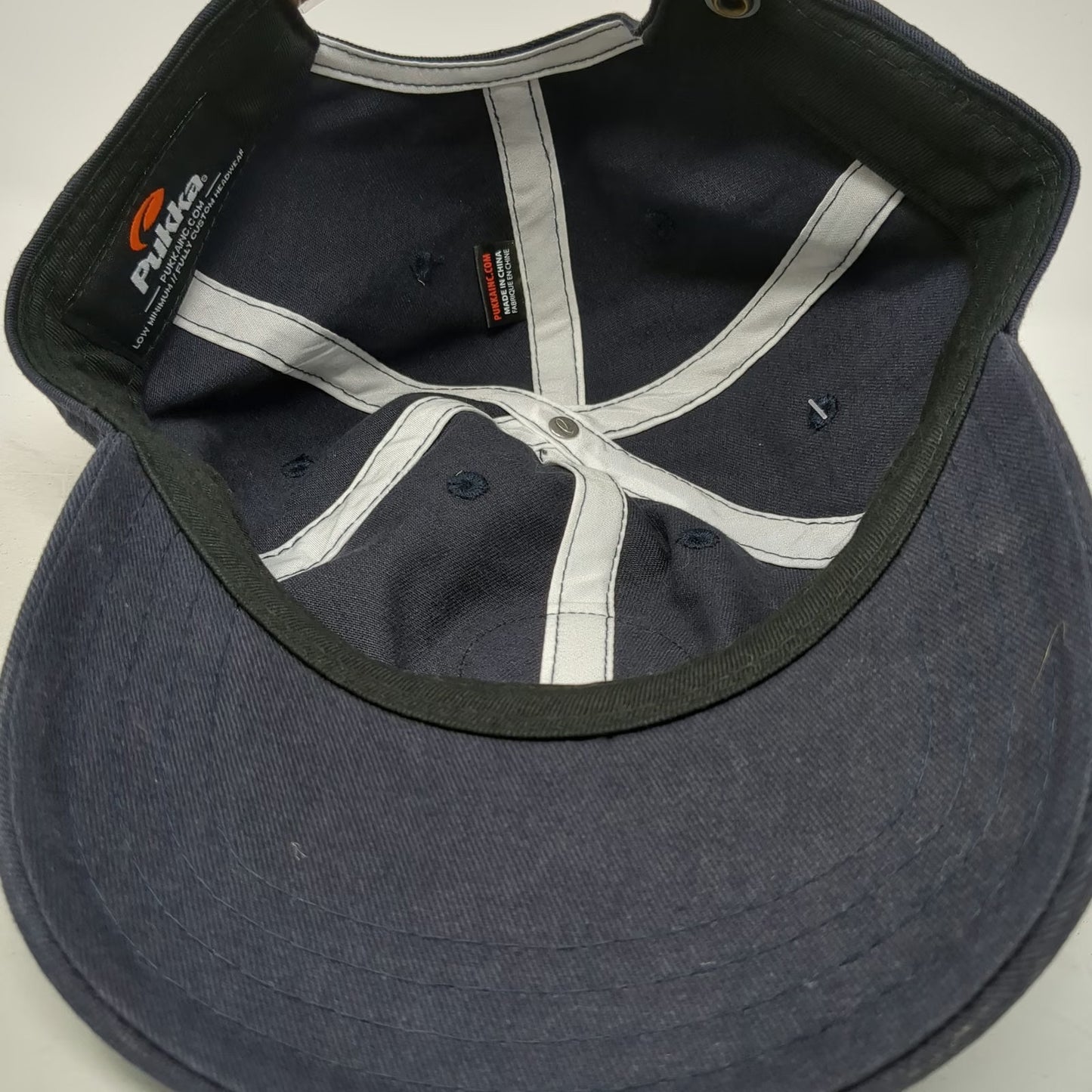 Pukka Baseball Cap Blue One Size Ponte Vedra FL Golf Burns Wilcox Leather Hat