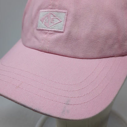 American Eagle AE Logo Pink OSFM Baseball Cap Adjustable Cotton Strapback Hat