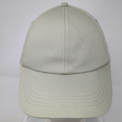 H&M Baseball Cap Green S Adjustable Cotton Plain Solid Blank Strapback Hat