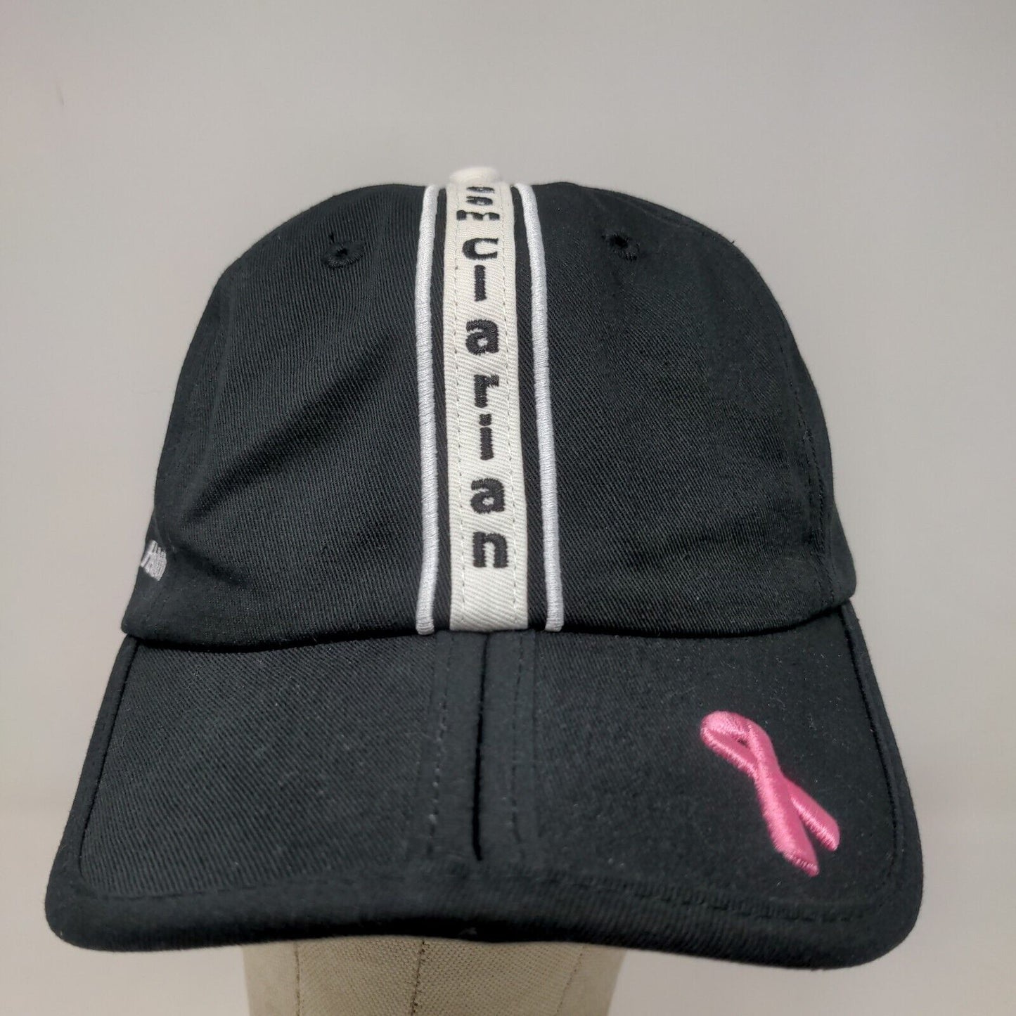 Clarian Health Men's Strapback Hat Black OSFA Race for the Cure 2008 Logo