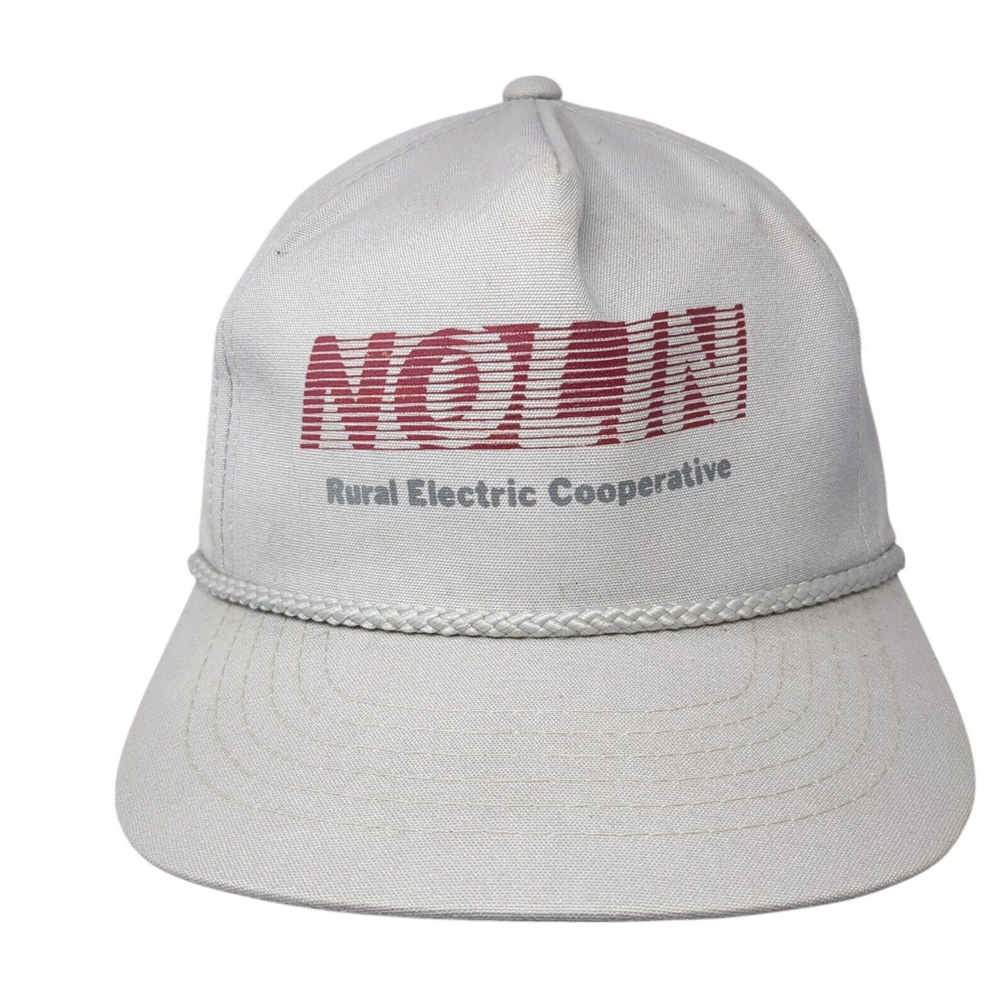 Nolin Rural Electric Cooperative Strapback Rope Hat Gray One Size