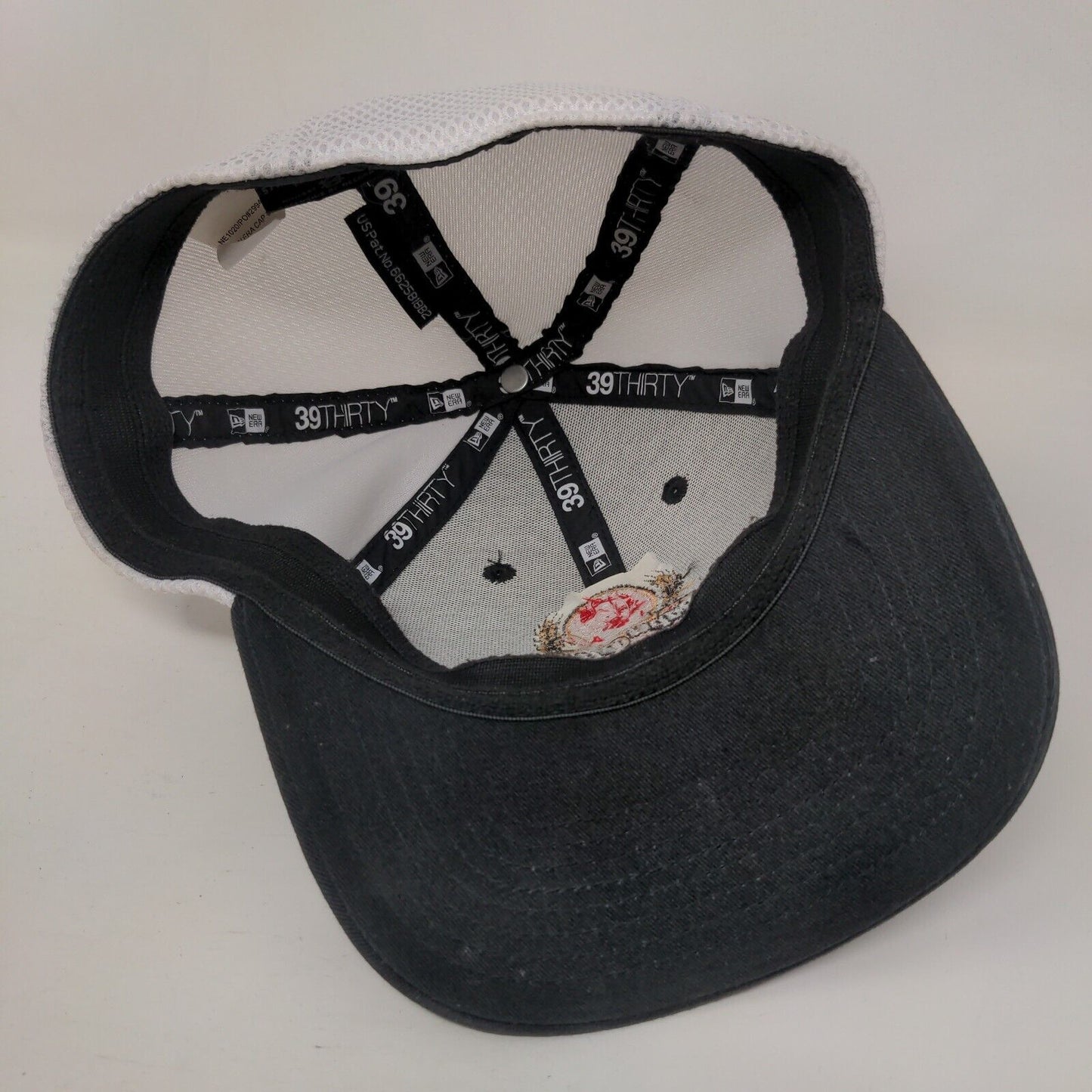 Papa Pita Fitted Mesh Back Hat Black S/M Embroidered New Era 39Thirty