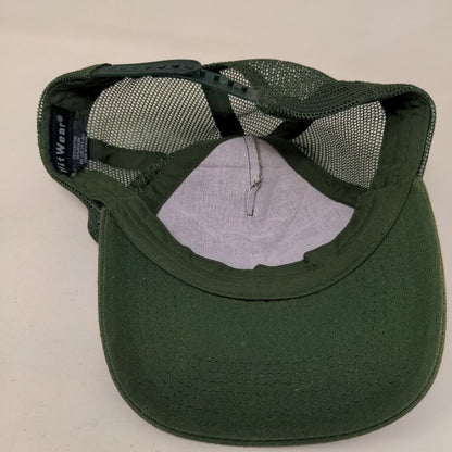 SAI Simple Advantage Insurance Snapback Mesh Back Trucker Hat Green OSFA