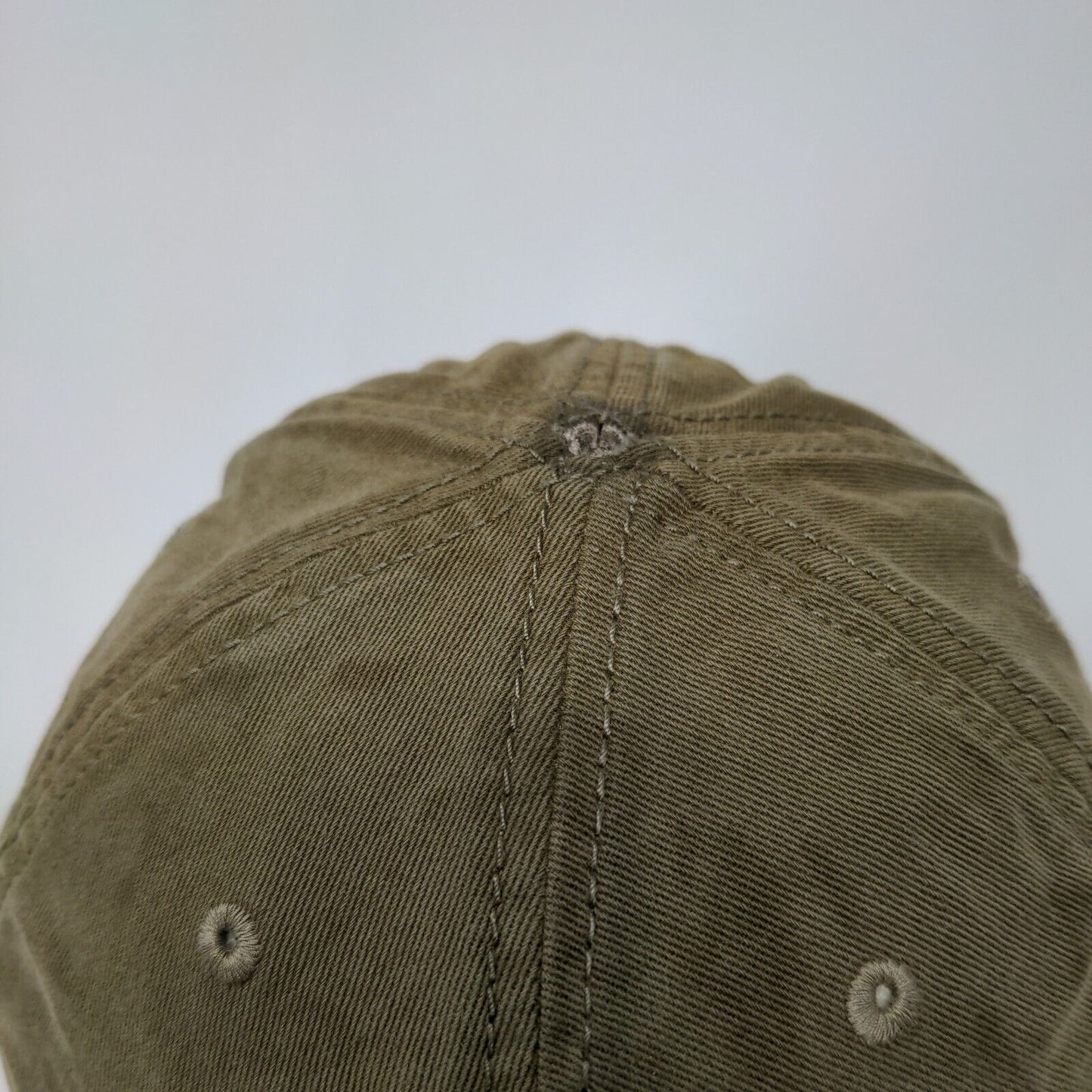 Gap Stretch Strapback Hat Brown One Size Embroidered Solid 6 Panel
