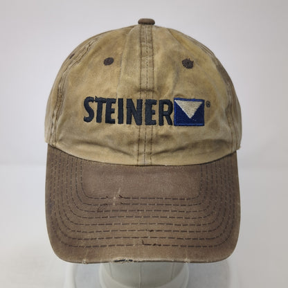 Steiner Slideback Baseball Cap Brown One Size Adjustable Embroidered Outdoor Cap