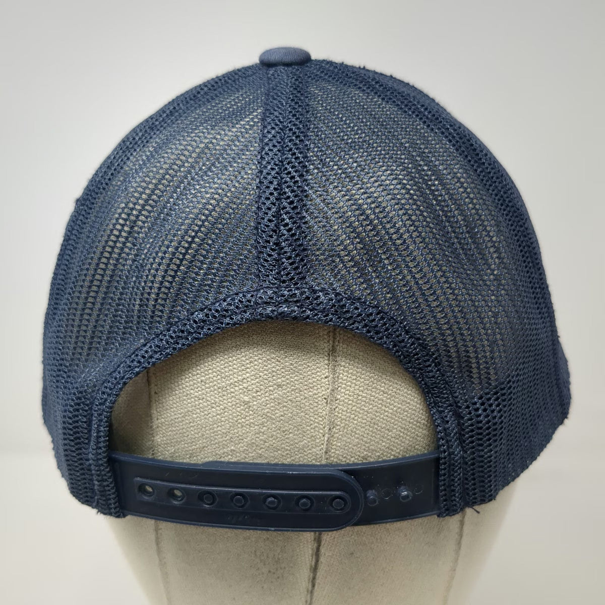 Yupoong Trucker Hat Blue One Size White Iguana Mesh Snapback Baseball Cap