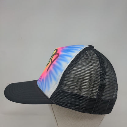 1989 Snapback Mesh Back Trucker Hat Multi One Size Tie Dye Nissin Cap