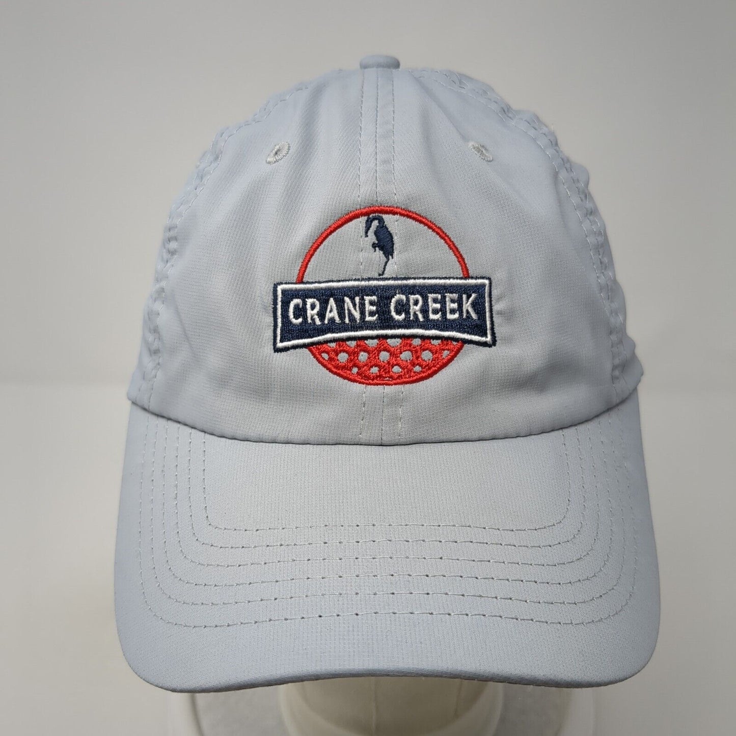 Crane Creek Strapback Hat Gray One Size Adjustable Embroidered 6 Panel Legendary