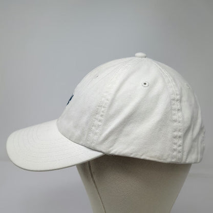 American Eagle Baseball Cap White Blue One Size Embroidered Logo Slideback Hat