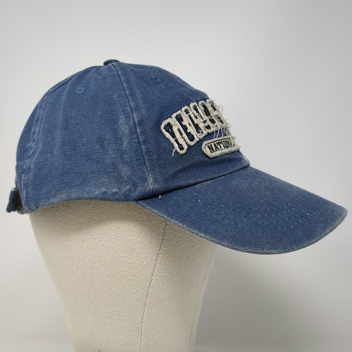 DK Caps Baseball Cap Blue One Size Yellowstone National Park Slideback Hat