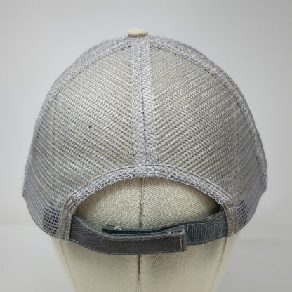 Agri Beef Baseball Cap Gray One Size Mesh Back Strapback Contrast Stitch Hat